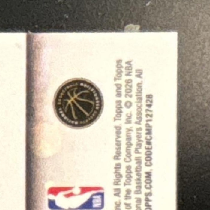 2025-26 Topps Cosmic Chrome Paul George Blue Moon /99 #109 Philadelphia 76ers