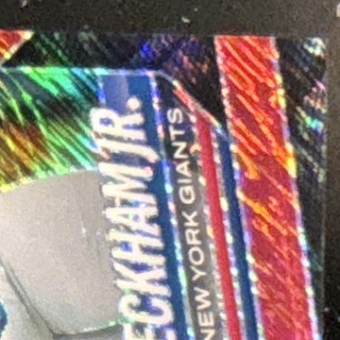 2025 Panini Prizm Odell Beckham Jr. Red Shimmer /49 #285 New York Giants