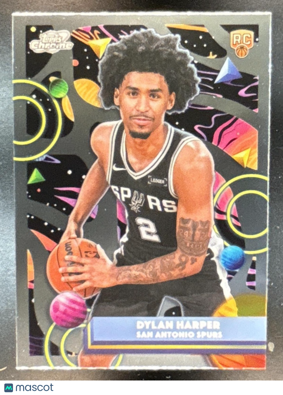 2025-26 Topps Cosmic Chrome Dylan Harper #186 RC San Antonio Spurs