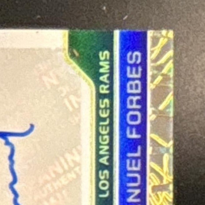 2024 Panini Totally Certified Emmanuel Forbes Auto Gold 10/10
