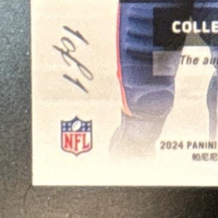 2025 Ja'Lynn Polk 2024 Contenders Optic Rookie Ticket RPS Auto Gold Vinyl 1/1 RC