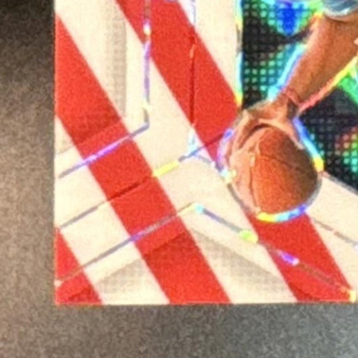 2025 Mosaic Cam Ward Red and White Stripe Prizm #382 RC Tennessee Titans