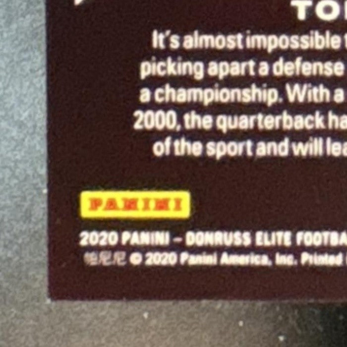 2020 Panini Donruss Elite Tom Brady Star Status /75 #5 Tampa Bay Buccaneers