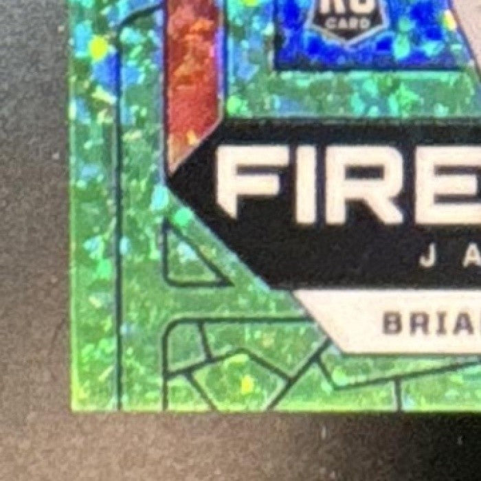 2024 Panini Obsidian Brian Thomas Jr. Fire and Ice Jade 6/6 #12 RC Jaguars