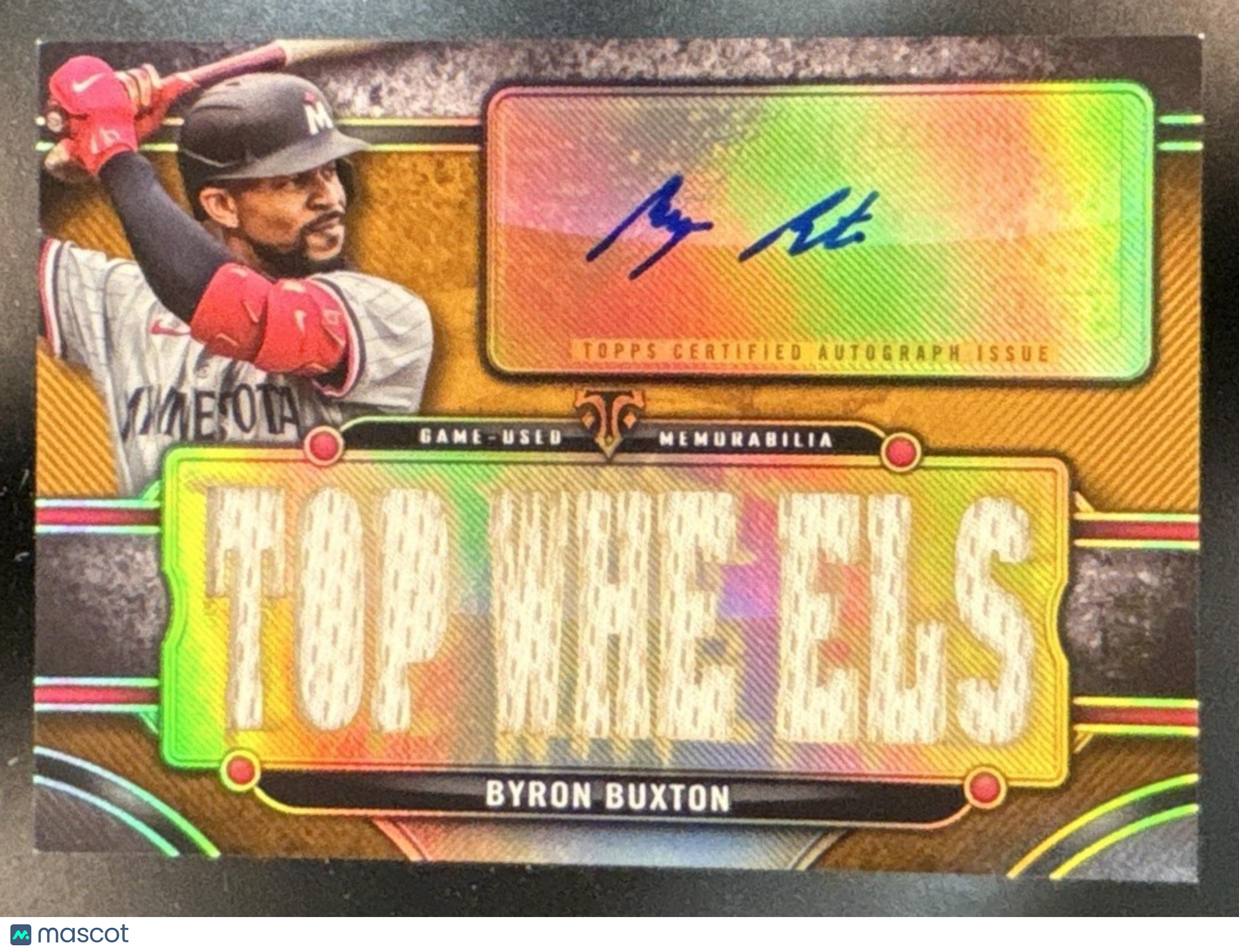 2024 Topps Triple Threads Byron Buxton Auto Relics Gold /9 Minnesota Twins