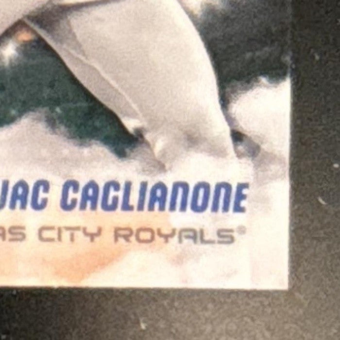 2025 Bowman Chrome Jac Caglianone ADIOS! #AD-3 Kansas City Royals