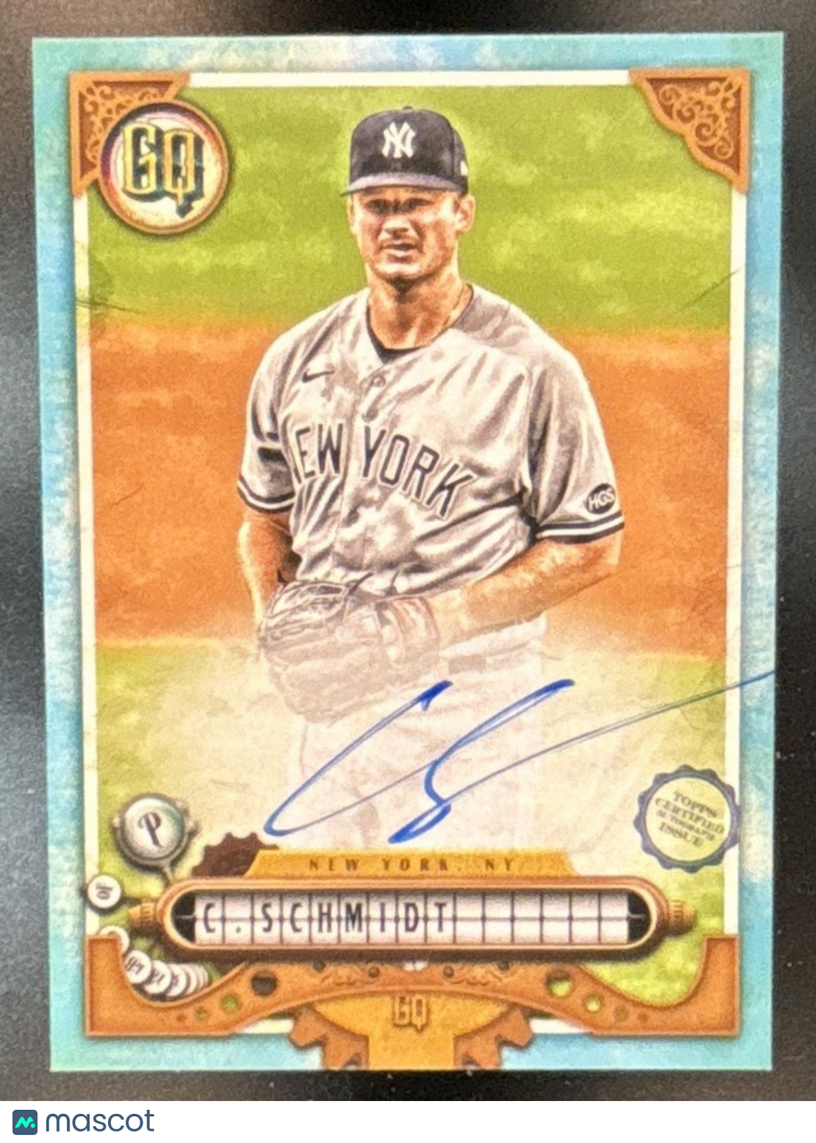 2022 Topps Gypsy Queen Clarke Schmidt GQ Auto Blue /99 #GQA-CS New York Yankees