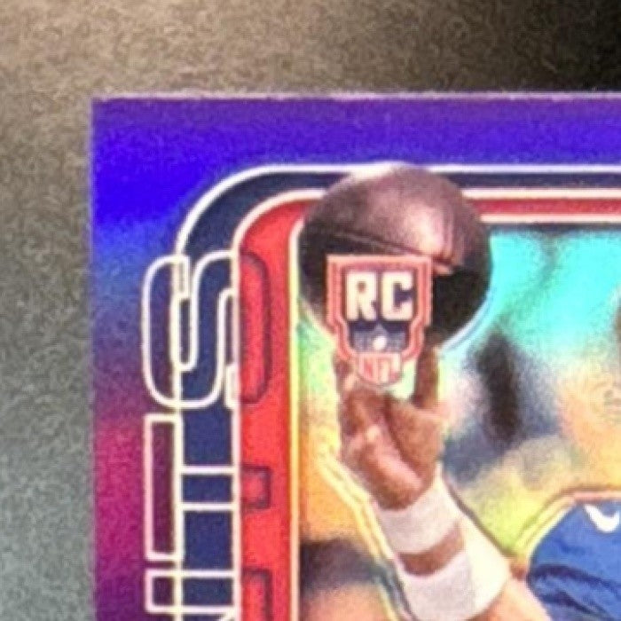 2025 Topps Chrome Jaxson Dart Purple Refractor /75 #306 RC New York Giants