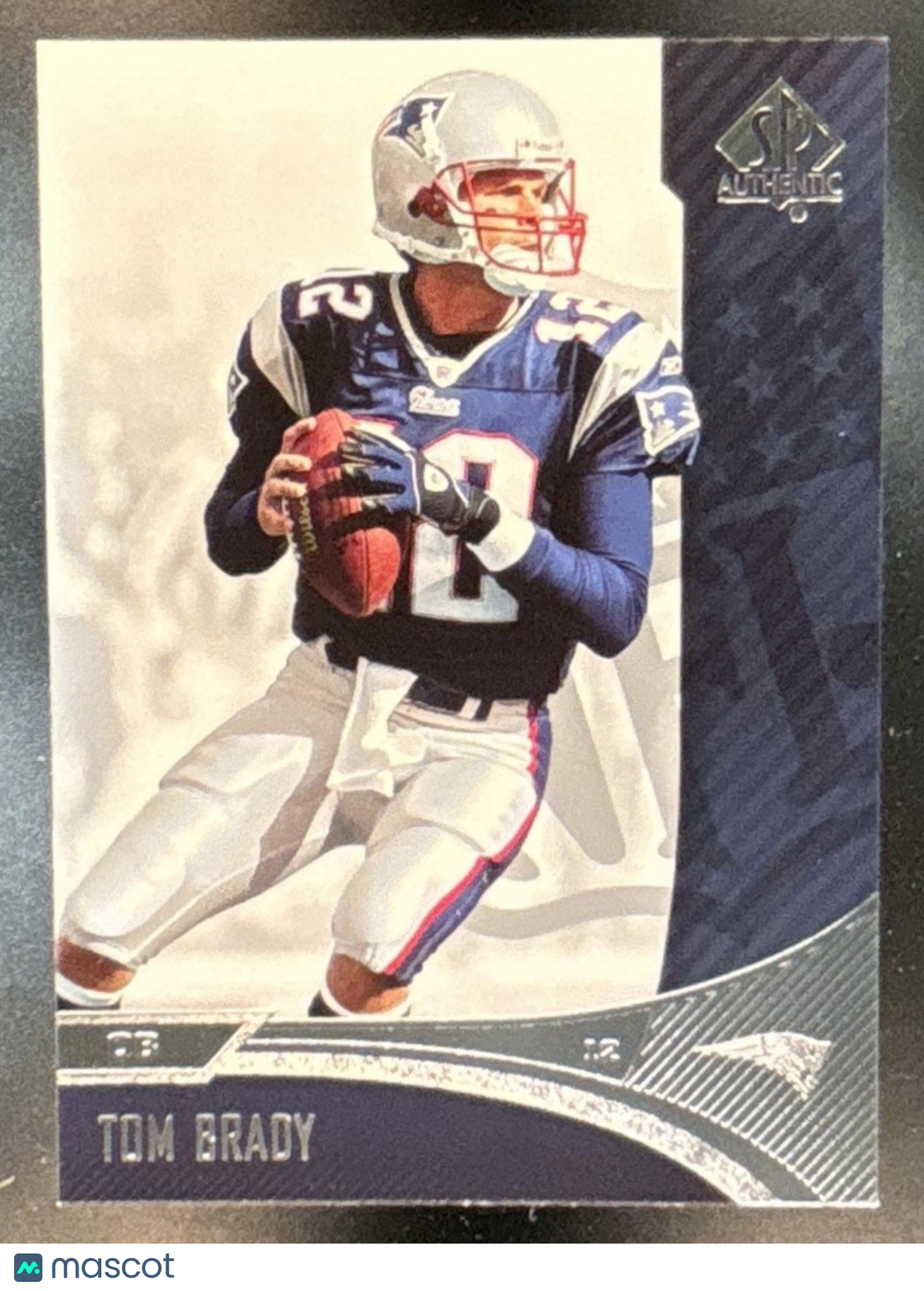 2006 SP Authentic Tom Brady #51 New England Patriots