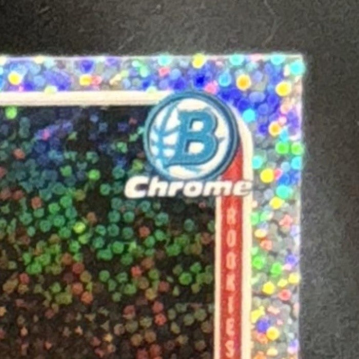 2025-26 Bowman Collin Murray-Boyles Chrome Auto Speckle /299 RC Toronto Raptors