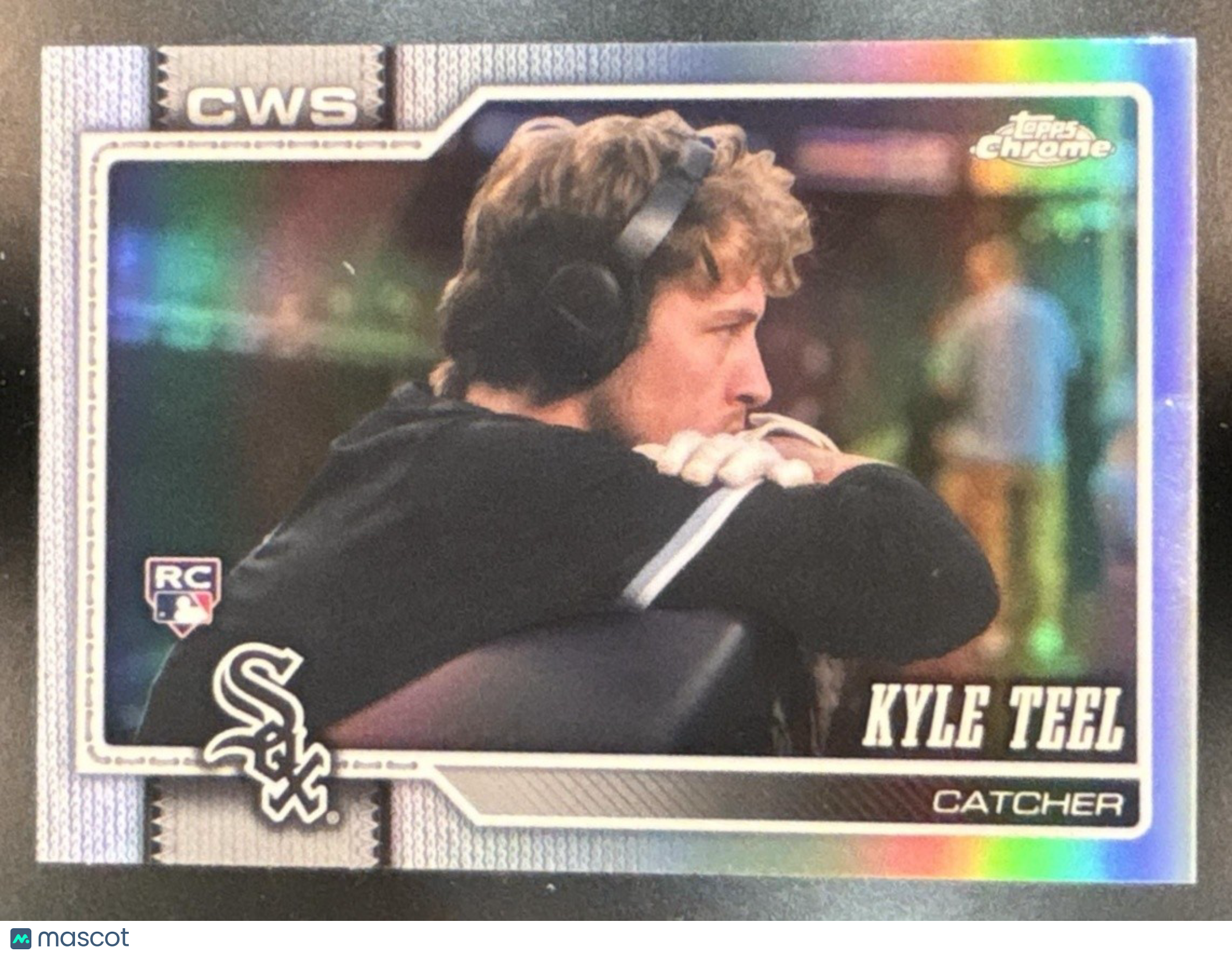 2026 Topps Chrome Kyle Teel Image Variation #63 RC Chicago White Sox