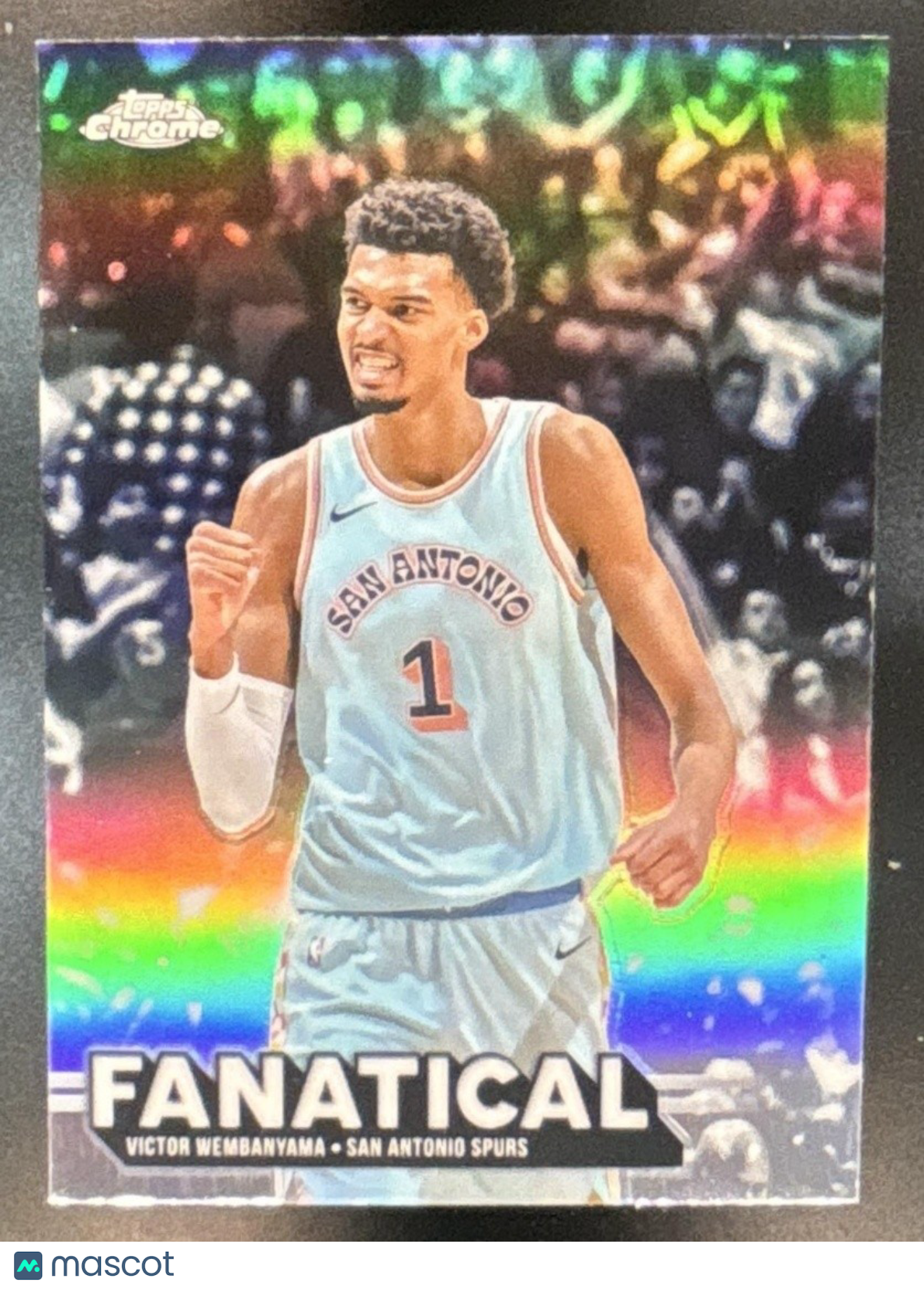 2025-26 Topps Chrome Victor Wembanyama Fanatical #FAN-1 SSP San Antonio Spurs