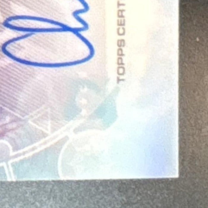 2025-26 Topps Chrome Update Chet Holmgren Chromographs Auto Refractor Thunder
