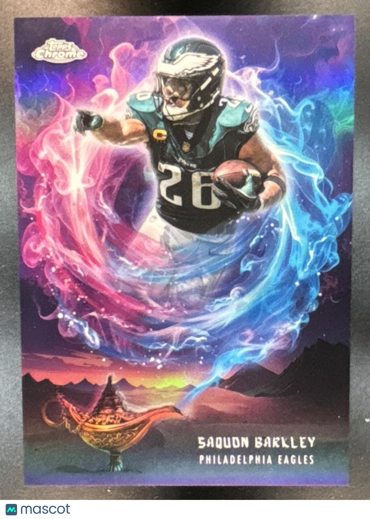 2025 Topps Chrome Saquon Barkley Game Genies GG-8 SSP Philadelphia Eagles