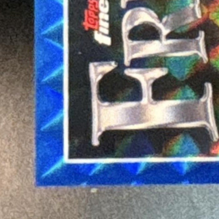 2025 Topps Finest Ashton Jeanty Freshman Auto Blue Geometric /99 RC Raiders