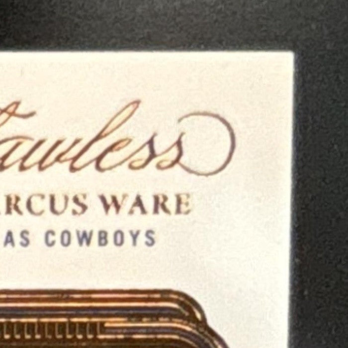 2023 Panini Flawless DeMarcus Ware Patch Auto Bronze /6 MEM Dallas Cowboys