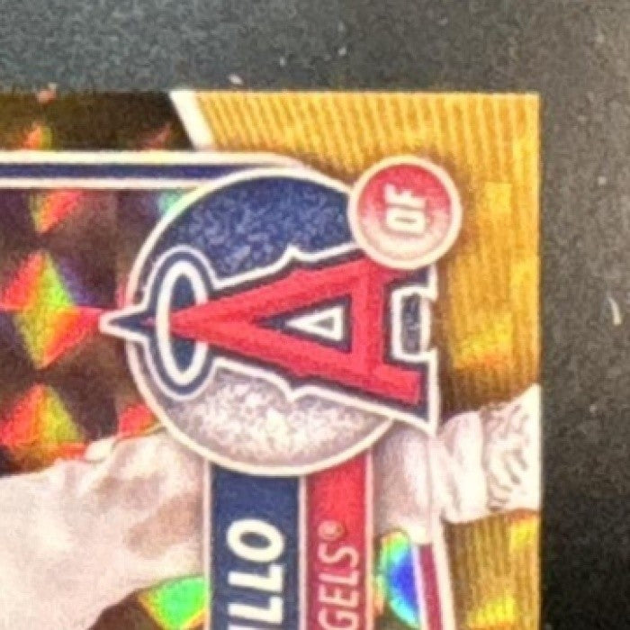 2025 Bowman Kevyn Castillo Chrome Gold Geometric /50 1st Prospect Angels