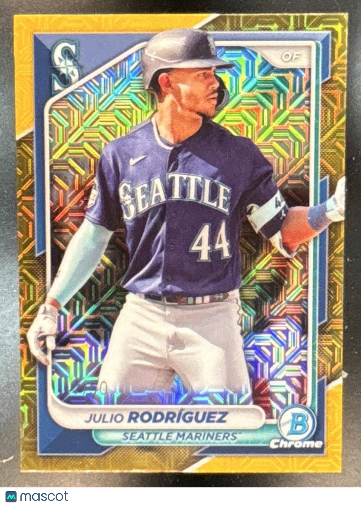 2024 Bowman Mega Box Julio Rodriguez Mojo Gold /50 #90 Seattle Mariners