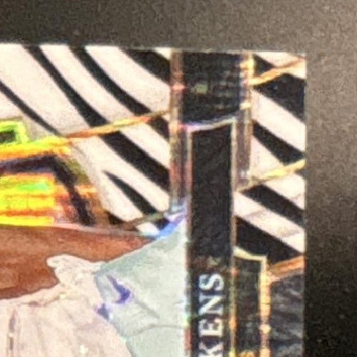 2025 Panini Select George Pickens Premier Level Zebra Shock #197 Dallas Cowboys