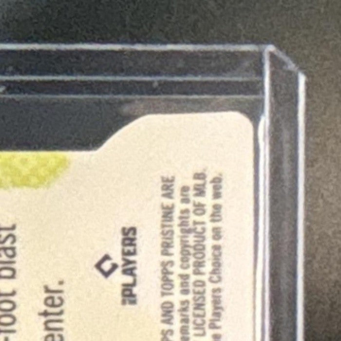 2024 Topps Pristine Junior Caminero Oh Snap! Gold Refractor /50 RC Rays