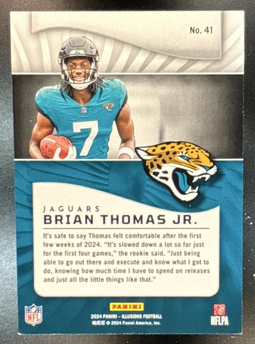 2024 Panini Illusions Brian Thomas Jr. /299 #41 RC Jacksonville Jaguars