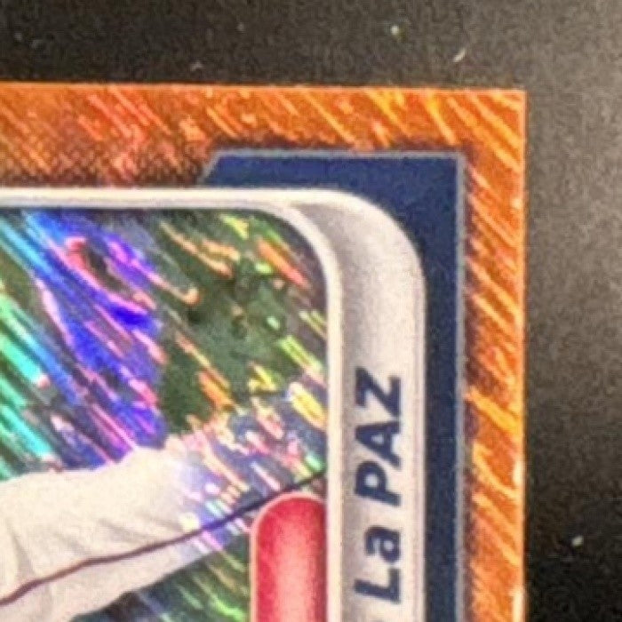 2024 Bowman Chrome Greylin De La Paz Orange Shimmer /25 #BCP-181 1st Prospect