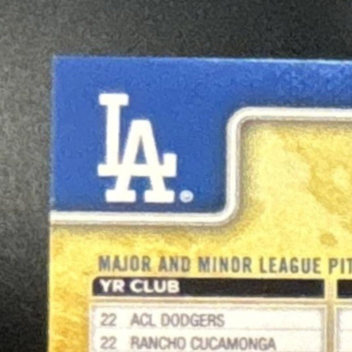 2025 Topps Justin Wrobleski Golden Mirror Variation SSP #204 RC Dodgers