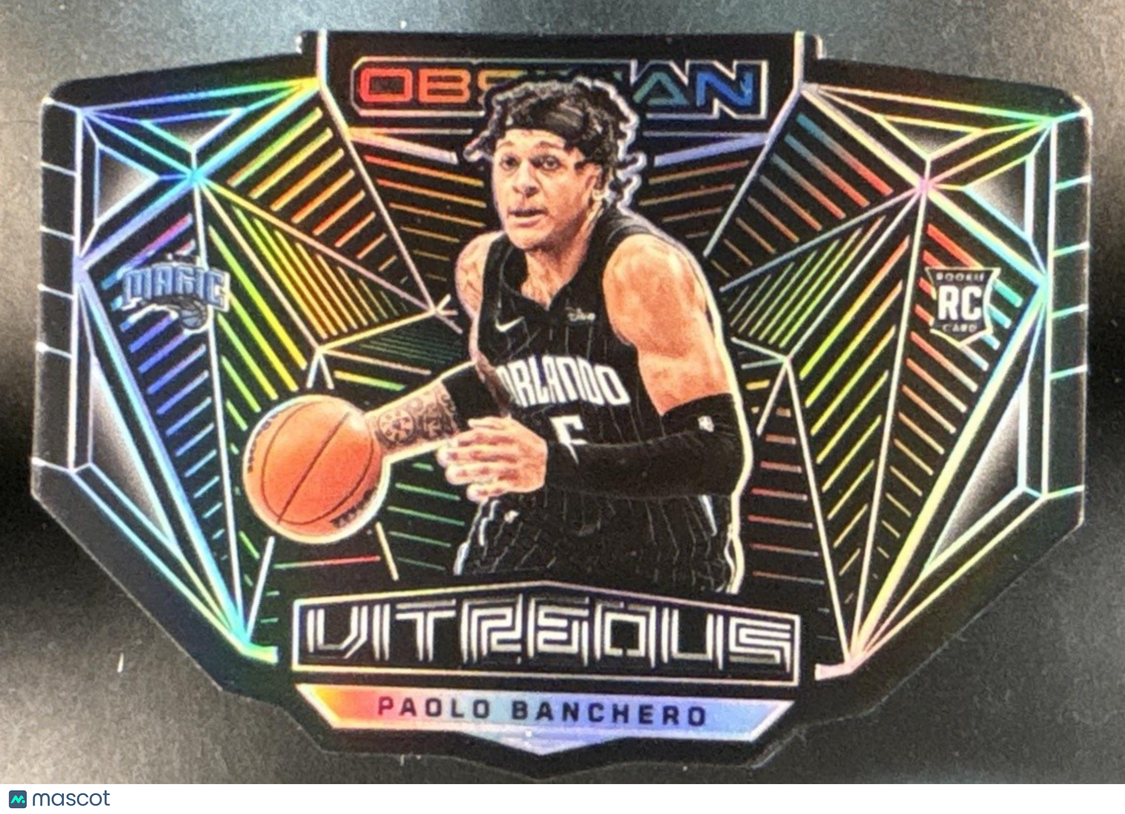 2022-23 Panini Obsidian Paolo Banchero Vitreous #9 RC Orlando Magic