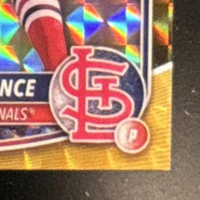 2025 Bowman Tink Hence Chrome Prospects Gold Geometric /50 #BCP-101 Cardinals