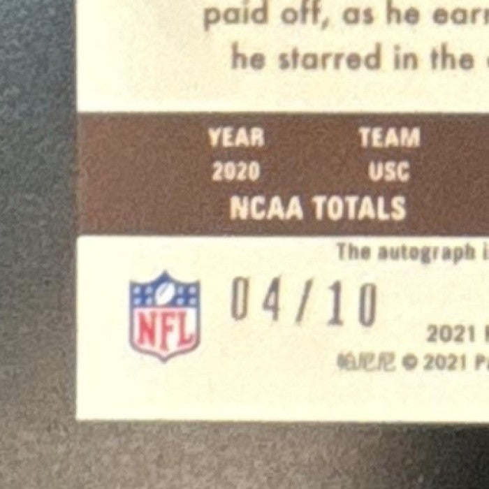 2021 Panini Legacy Amon-Ra St. Brown Auto /10 #155 RC Auto USC Trojans