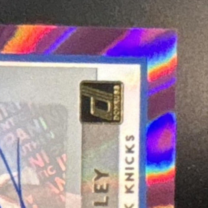 2020-21 Donruss Immanuel Quickley Signatures Purple Laser /15 RC Auto Knicks