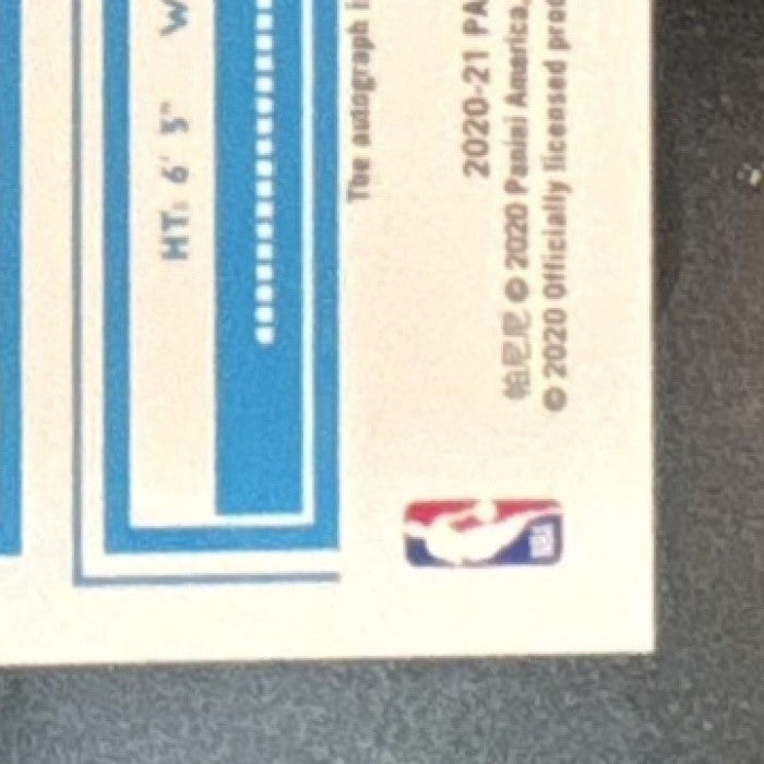 2020-21 Donruss Immanuel Quickley Signatures Purple Laser /15 RC Auto Knicks