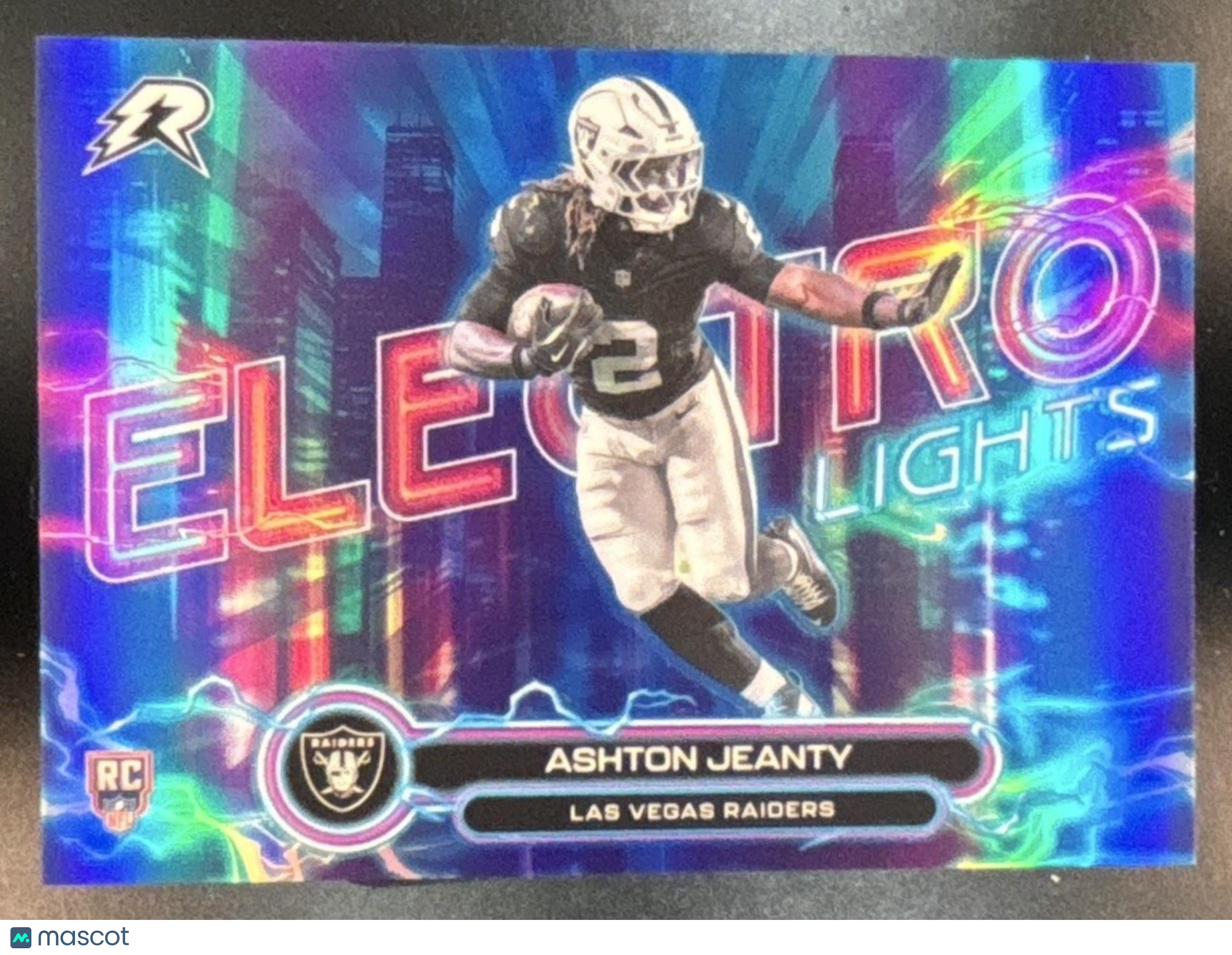 2025 Topps Resurgence Ashton Jeanty Electro Lights #EL-12 RC Las Vegas Raiders
