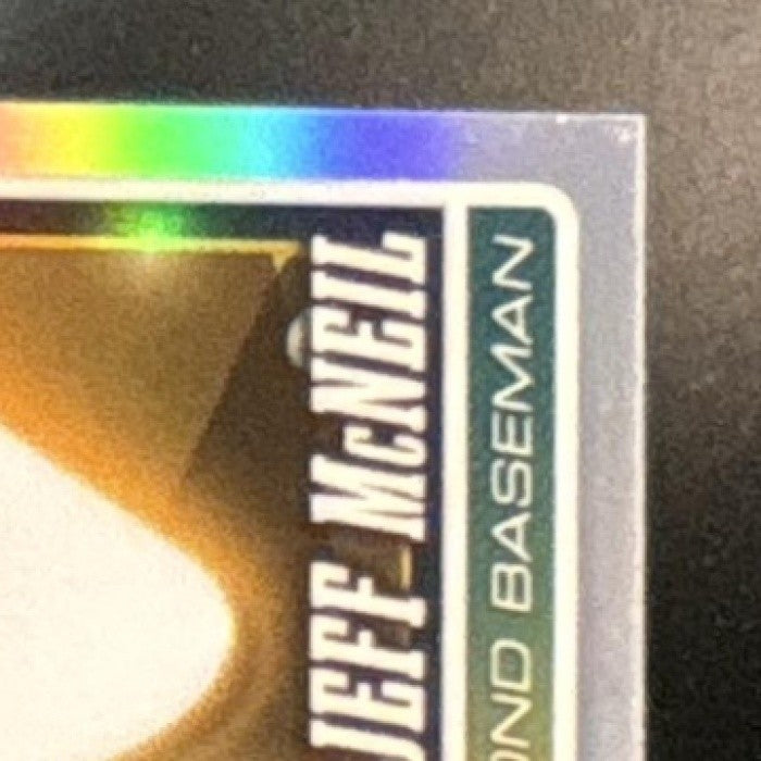 2026 Topps Chrome Jeff McNeil Lightboard Logo Variation #164 Athletics