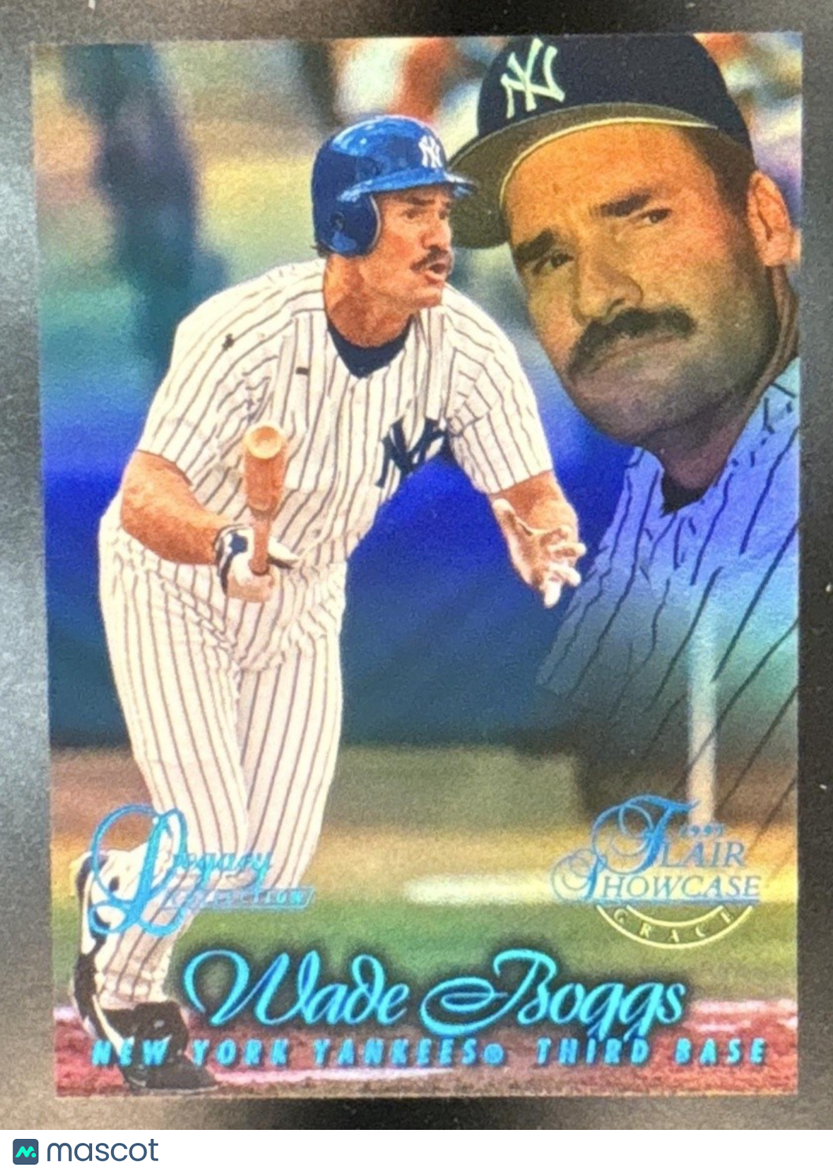 1997 Fleer Flair Showcase Wade Boggs Legacy Collection Row 1 /100 #163 Yankees