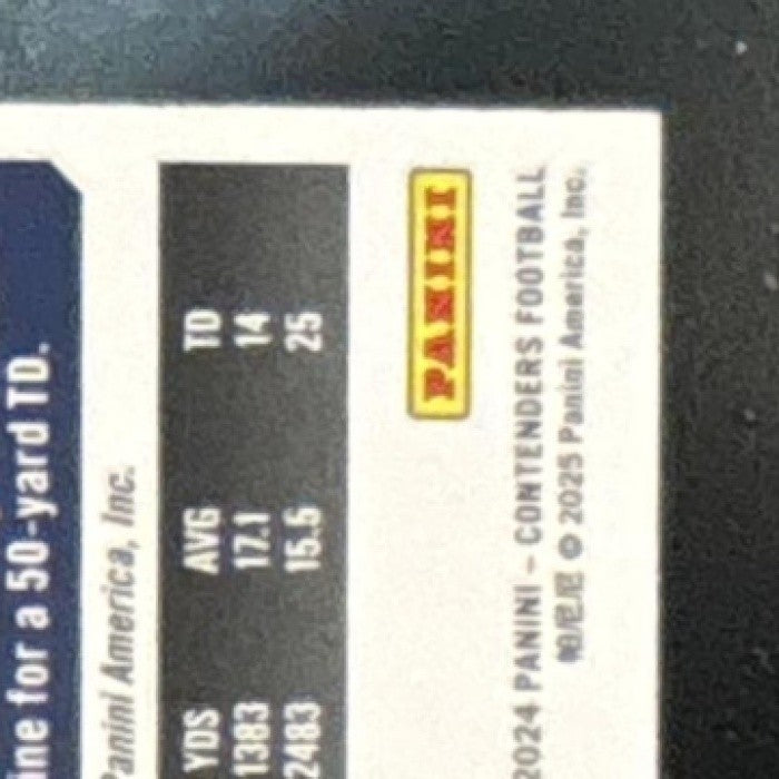 2024 Panini Contenders Troy Franklin SP Rookie Ticket Auto /23 RC Denver Broncos