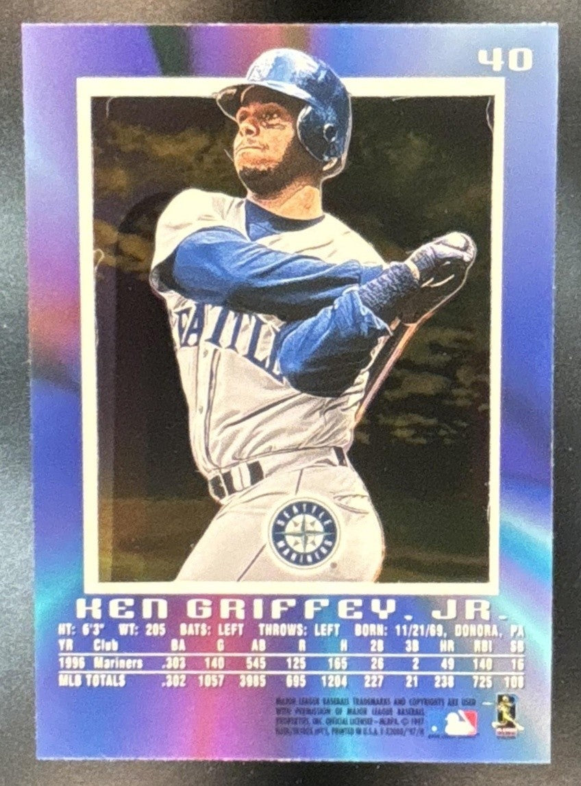 1997 Skybox E-X2000 Ken Griffey Jr. #40 Mariners