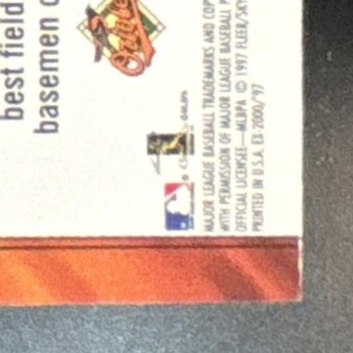 1997 Skybox E-X2000 Roberto Alomar Hall or Nothing Die Cut #19 Orioles