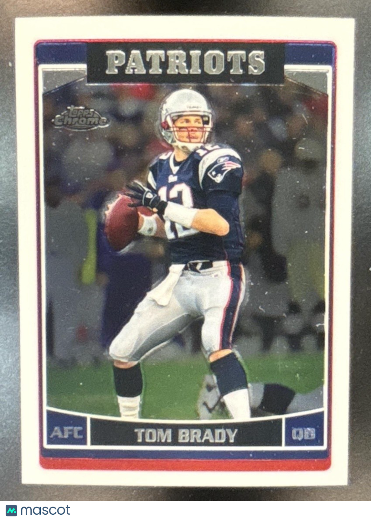 2006 Topps Chrome Tom Brady #106 New England Patriots