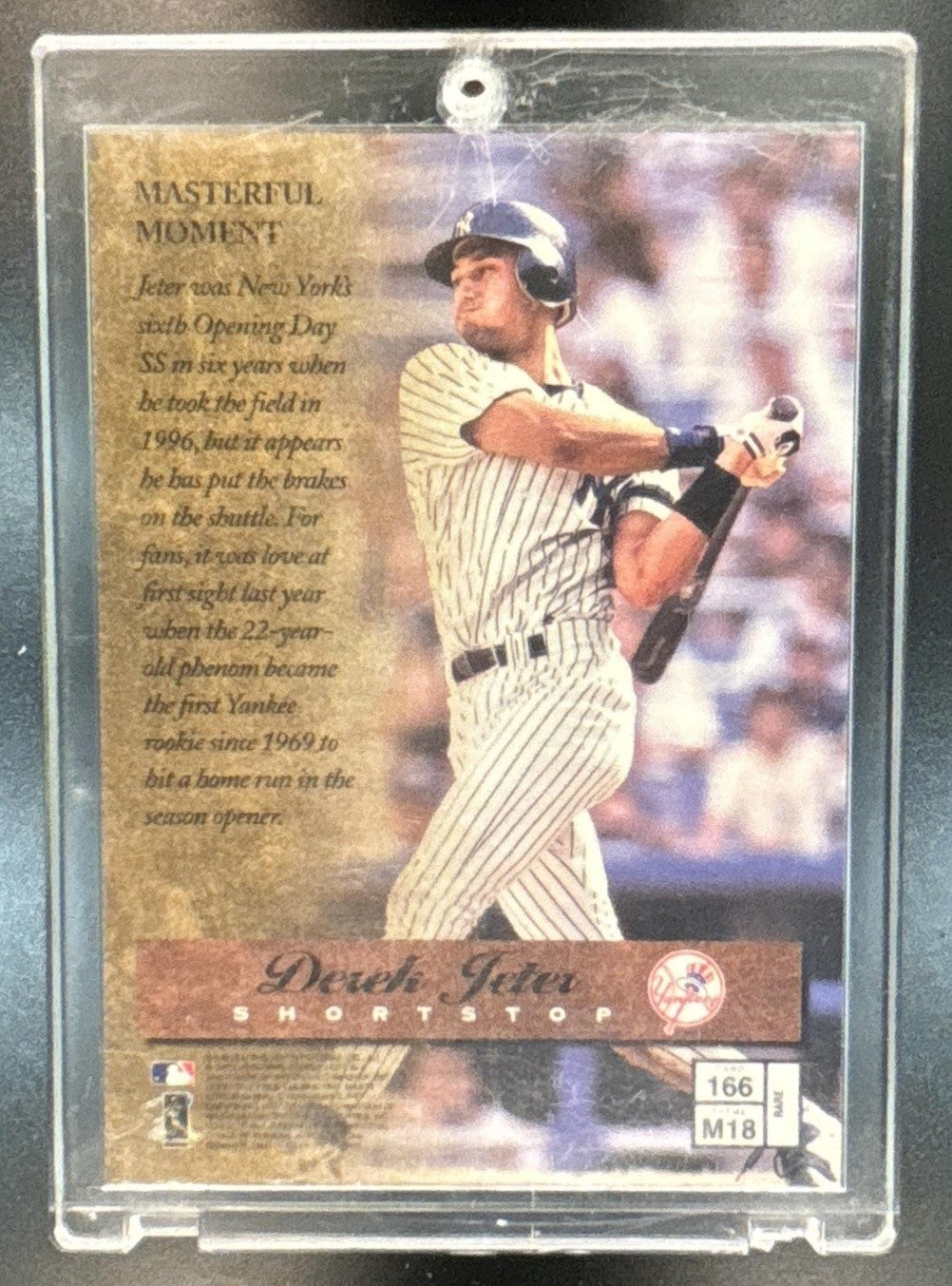 1997 Topps Finest Derek Jeter #166 New York Yankees