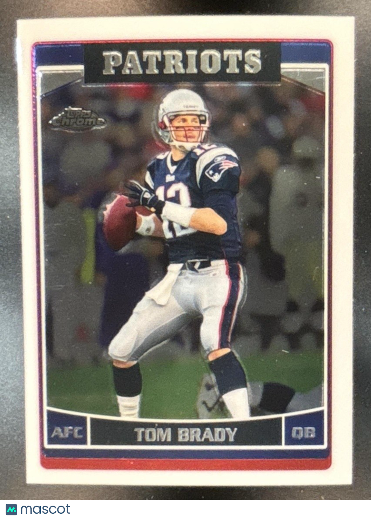 2006 Topps Chrome Tom Brady #106 Patriots