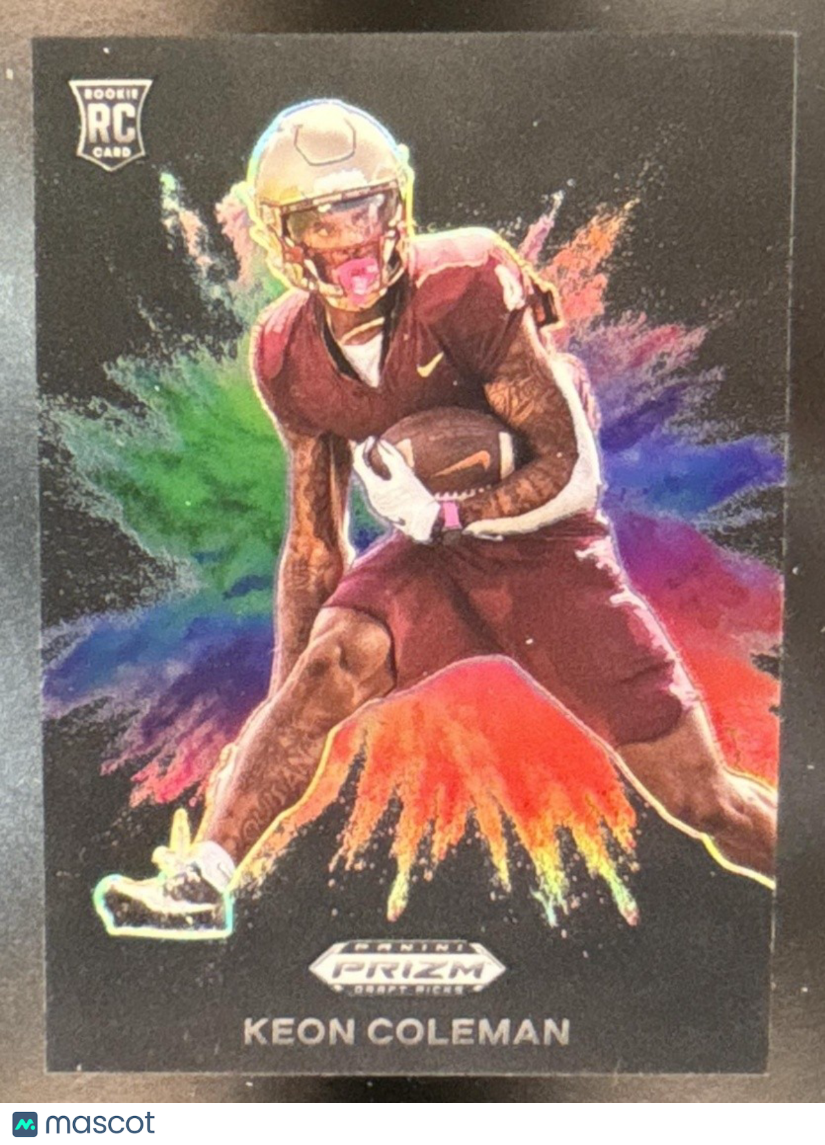 2024 Prizm Collegiate Draft Picks Keon Coleman Color Blast SSP RC Seminoles