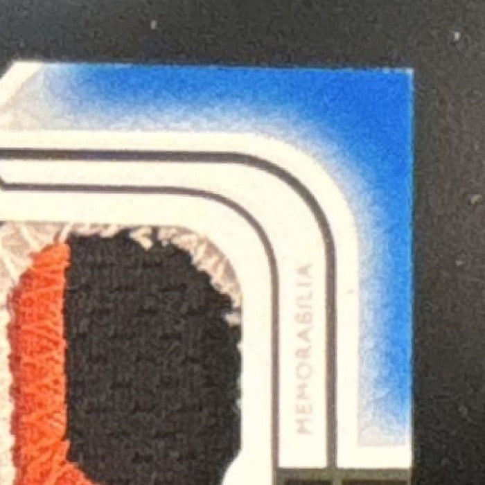 2024 Topps Definitive Collection Francisco Lindor Jumbo Relic Blue /30 Mets