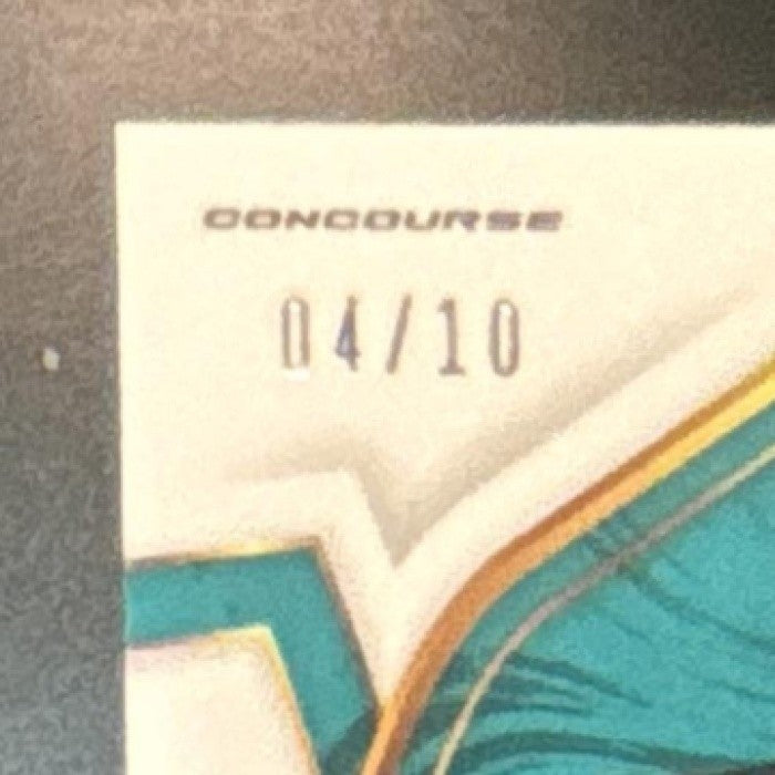 2022 Panini Select Trevor Lawrence Gold Disco Prizm /10 #41 Jacksonville Jaguars