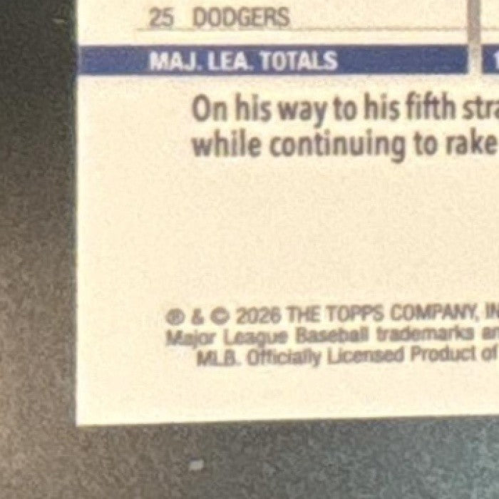 2026 Topps Chrome Shohei Ohtani #1 Los Angeles Dodgers