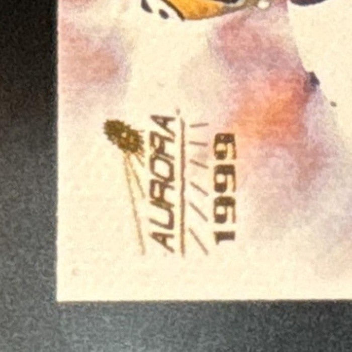 1999 Pacific Aurora Brett Favre Canvas Creations #4 Green Bay Packers