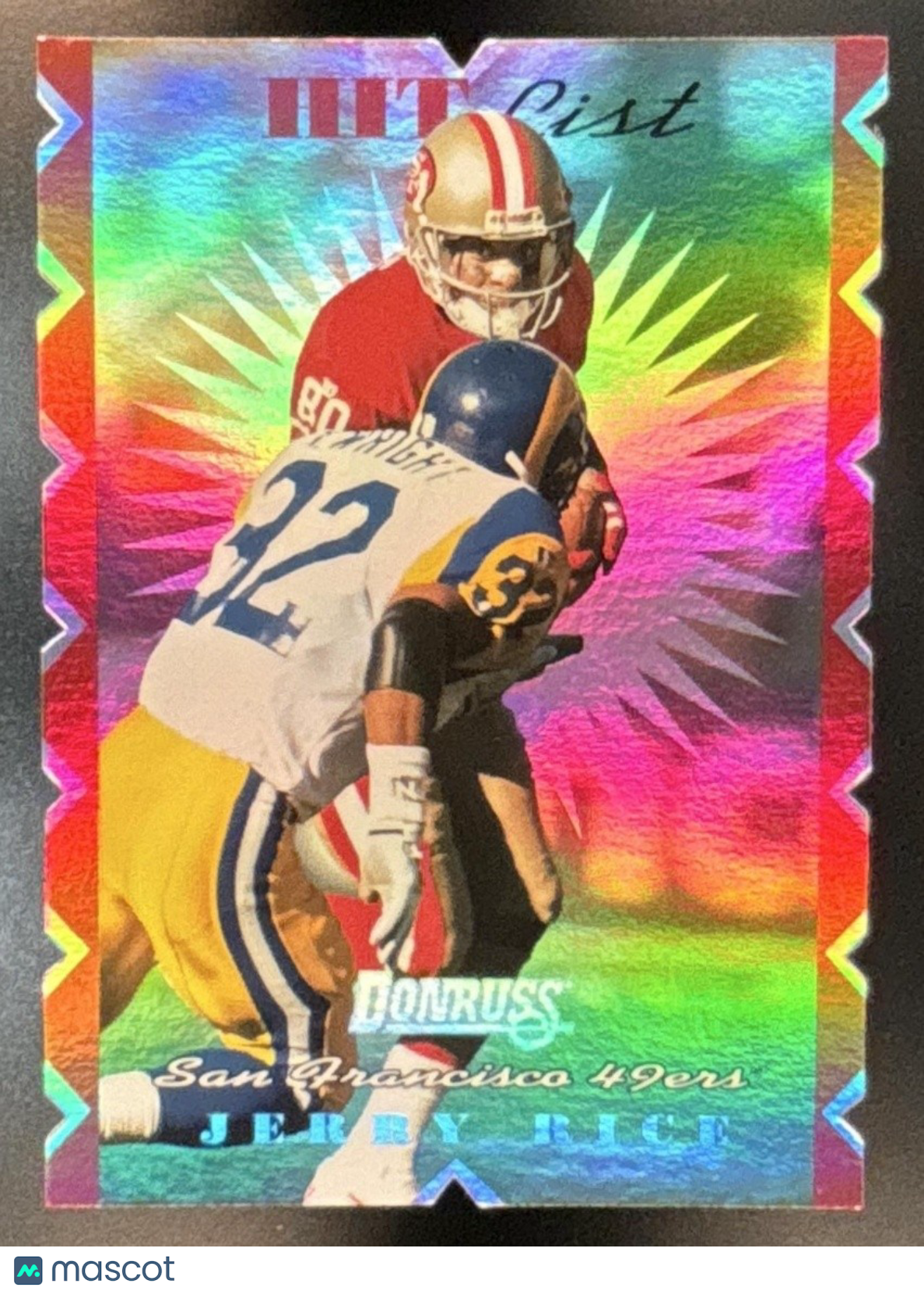 1996 Donruss Jerry Rice Hit List Promos #17 San Francisco 49ers