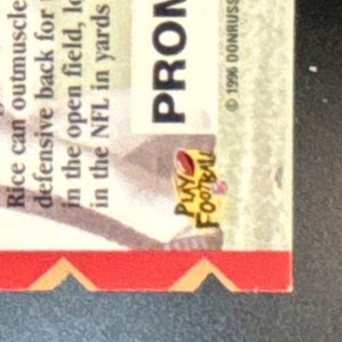 1996 Donruss Jerry Rice Hit List Promos #17 San Francisco 49ers
