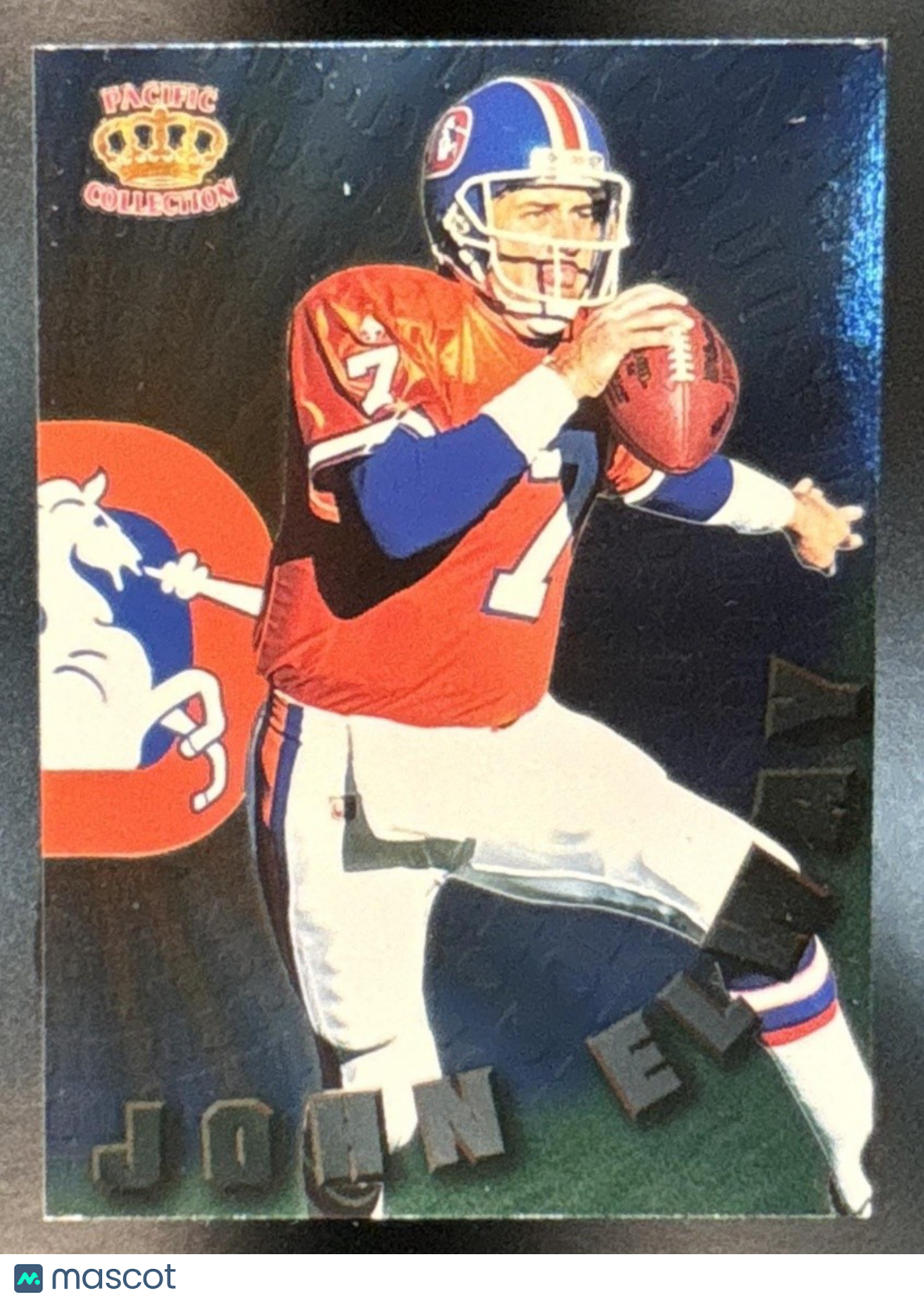 1996 Pacific Dynagon John Elway Dynamic Duos #DD-18 Denver Broncos