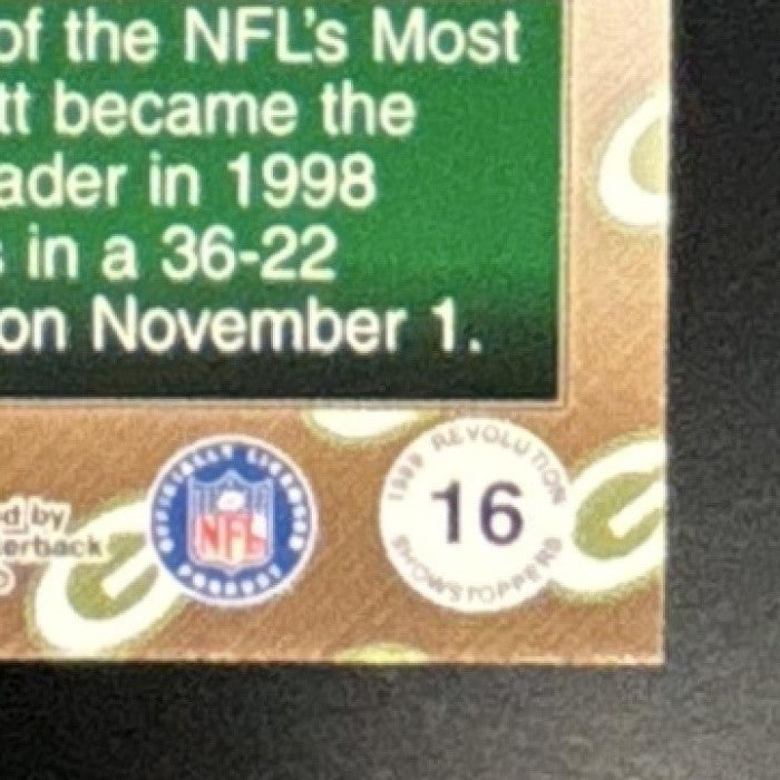 1999 Pacific Revolution Brett Favre Showstoppers #16 Green Bay Packers